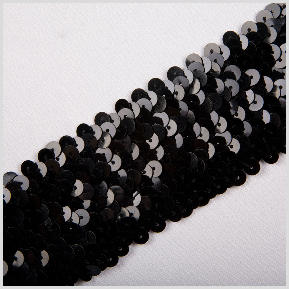 1.75″ Black Stretch Sequin 1.75″ Black Stretch Sequin