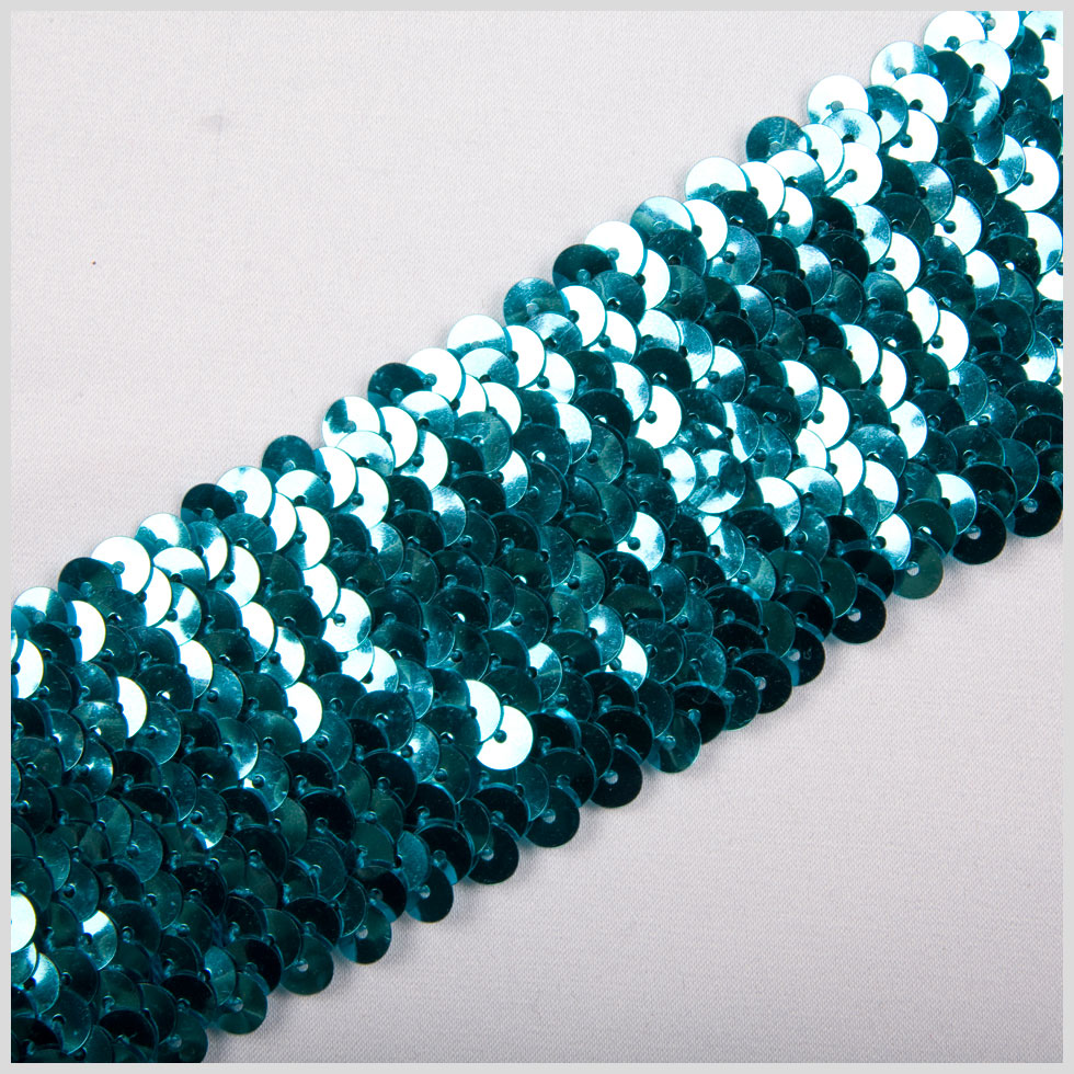 1.75″ Turquoise Stretch Sequin 1.75″ Turquoise Stretch Sequin