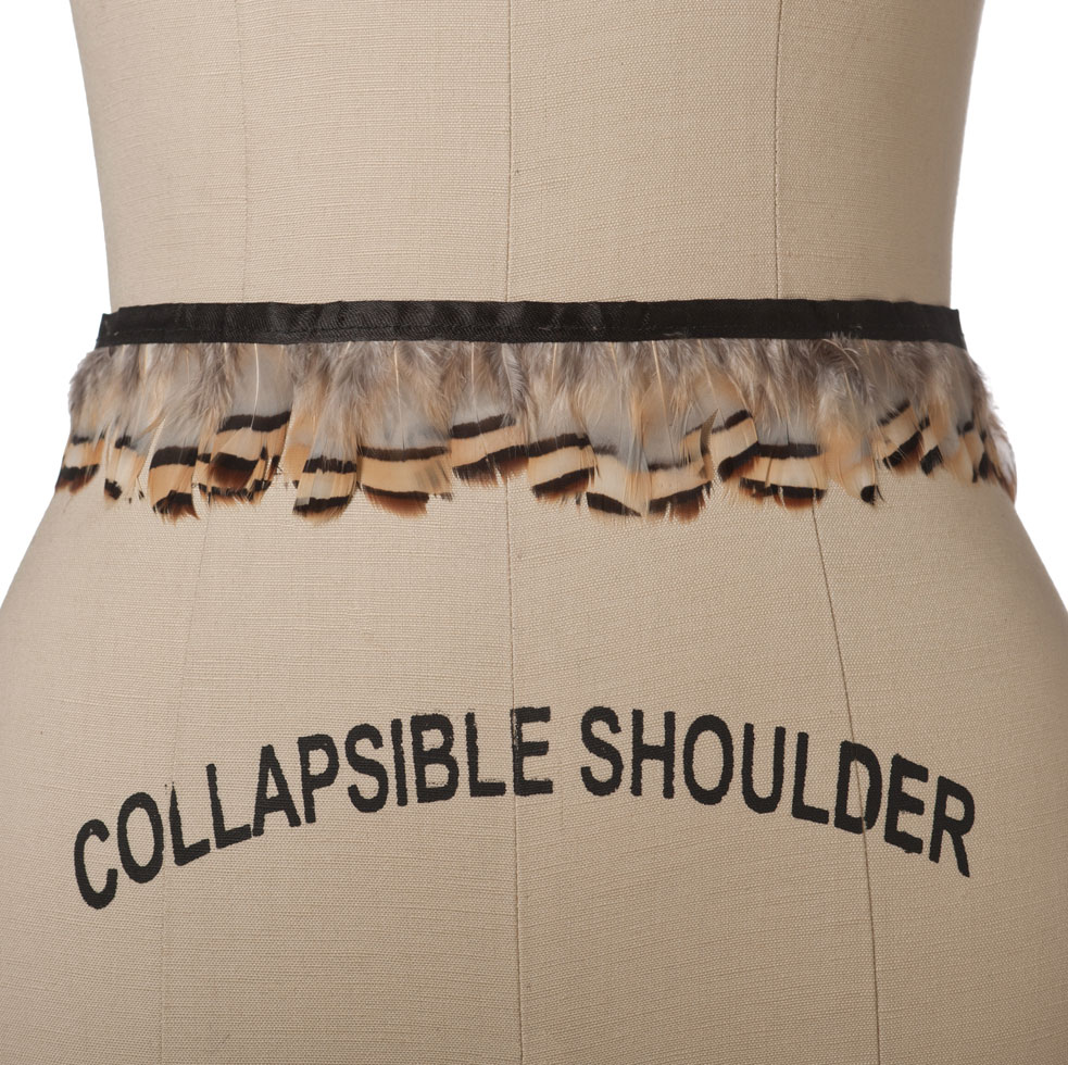 White Beige Pheasant Feather White Beige Pheasant Feather