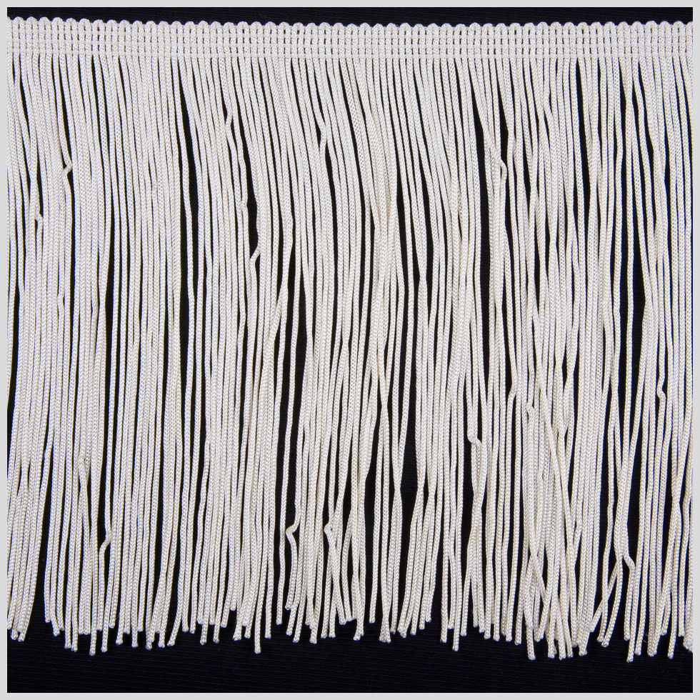 Ivory Chainette Fringe – 6″ Ivory Chainette Fringe – 6″
