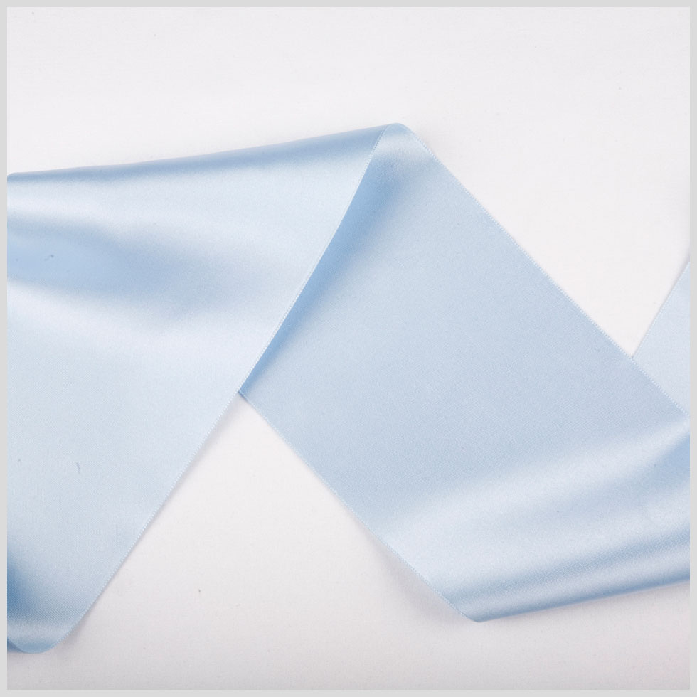 3.75″ Light Blue Double Face French Satin Ribbon 3.75″ Light Blue Double Face French Satin Ribbon