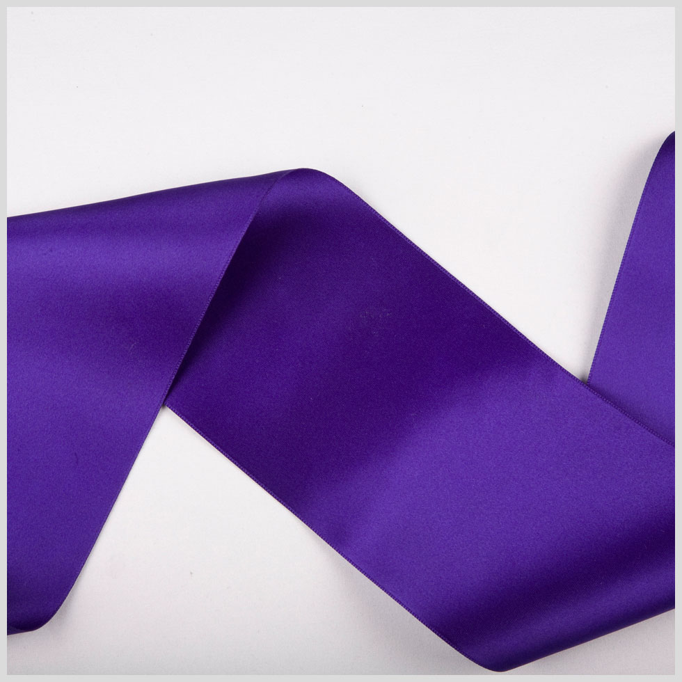 3.75″ Purple Double Face French Satin Ribbon 3.75″ Purple Double Face French Satin Ribbon
