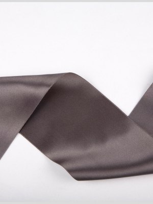 3.75″ Charcoal Double Face French Satin Ribbon 3.75″ Charcoal Double Face French Satin Ribbon