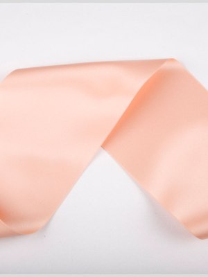 3.75″ Light Peach Double Face French Satin Ribbon 3.75″ Light Peach Double Face French Satin Ribbon