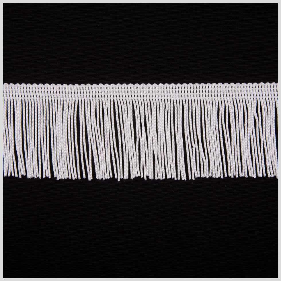 White Chainette Fringe – 2″ White Chainette Fringe – 2″