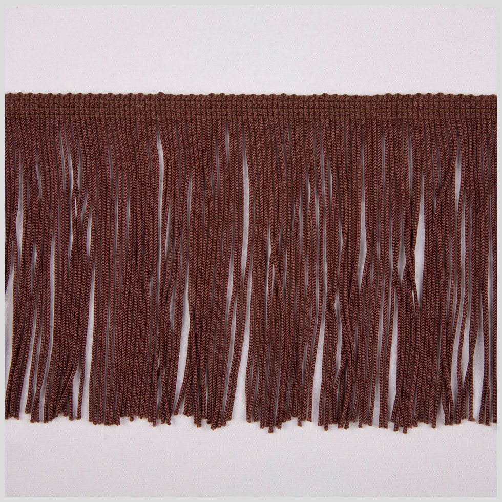 Chocolate Chainette Fringe – 4″ Chocolate Chainette Fringe – 4″