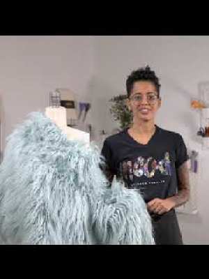 Shaggy Faux Fur – Blue Shaggy Faux Fur – Blue