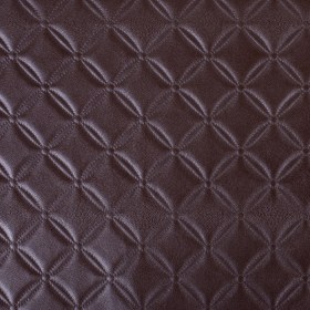 Chocolate Brown Quilted Vinyl Chocolate Brown Quilted Vinyl