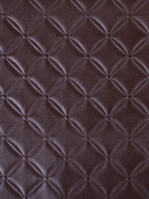 Chocolate Brown Quilted Vinyl Chocolate Brown Quilted Vinyl