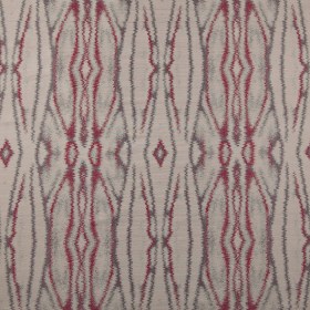 Burgundy and Gray Double-Wide Moire Burgundy and Gray Double-Wide Moire