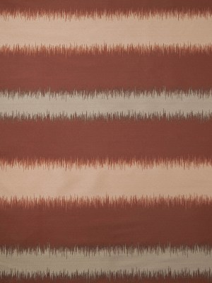 Deep Rust and Taupe Double-Wide Poly Stripes Deep Rust and Taupe Double-Wide Poly Stripes