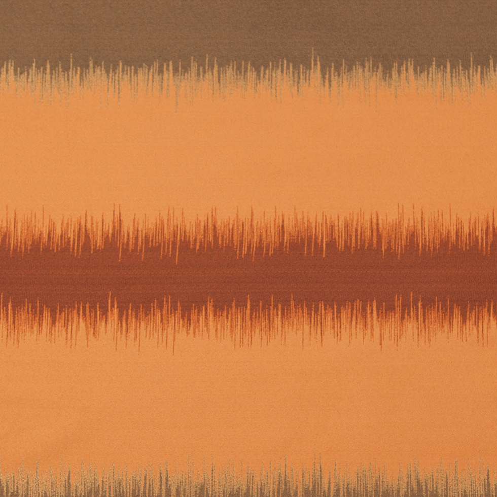 Orange and Taupe Double-Wide Poly Stripes Orange and Taupe Double-Wide Poly Stripes