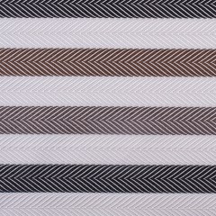 Ivory and Brown Herringbone Stripes Poly Brocade Ivory and Brown Herringbone Stripes Poly Brocade