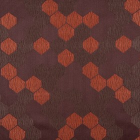 “Cells” Tan and Orange Poly Brocade “Cells” Tan and Orange Poly Brocade