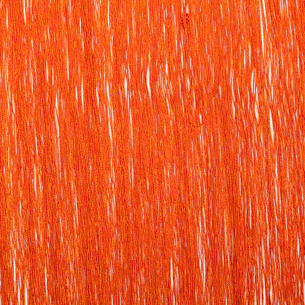 24″ European Orange Chainette Fringe Trim 24″ European Orange Chainette Fringe Trim