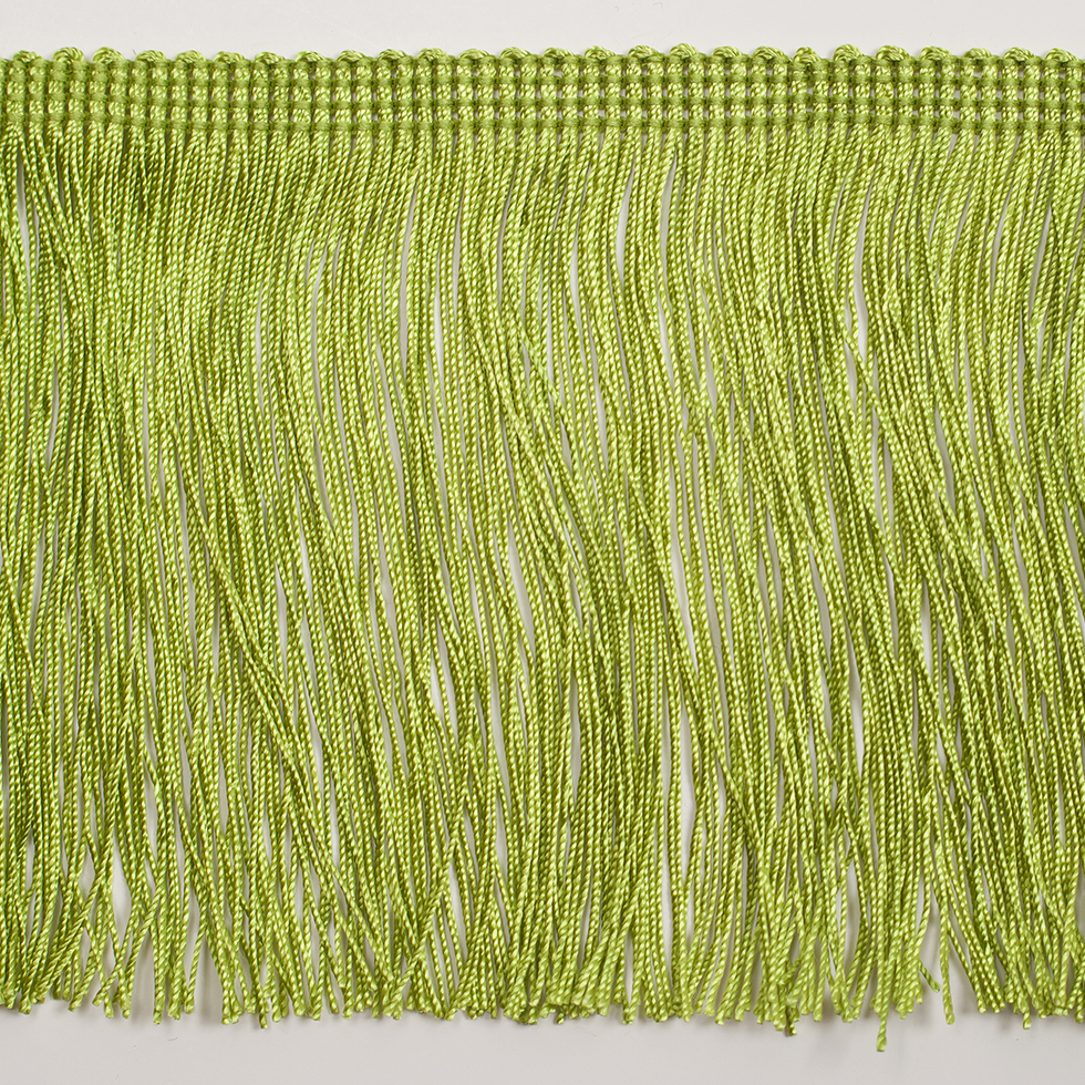 4″ European Lime Green Chainette Fringe Trim 4″ European Lime Green Chainette Fringe Trim