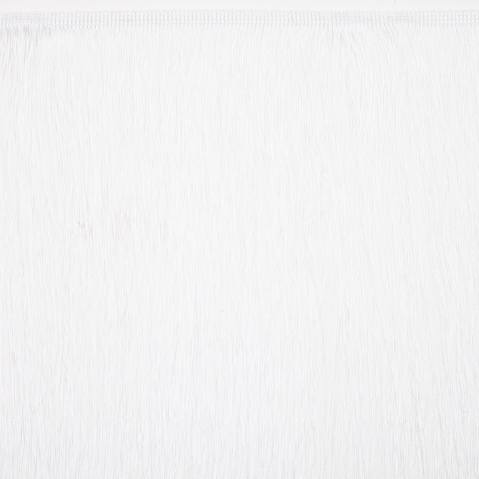16″ European White Chainette Fringe Trim 16″ European White Chainette Fringe Trim
