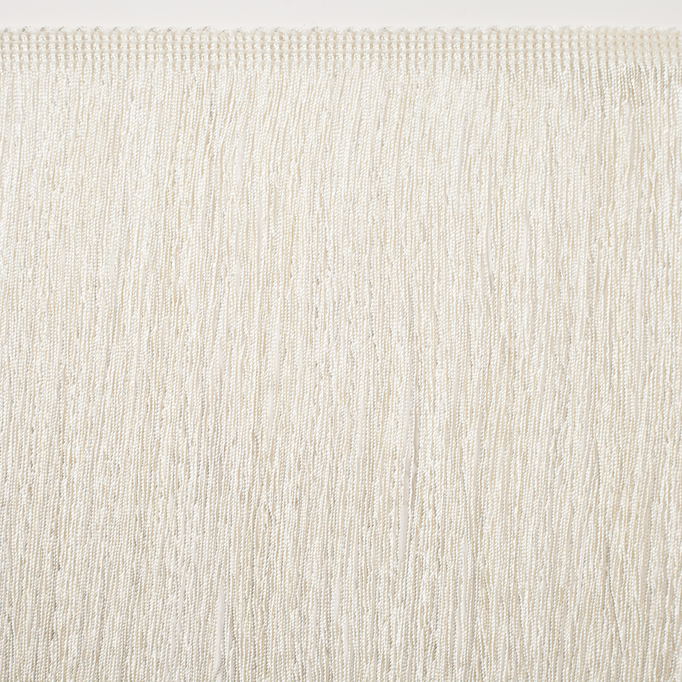 16″ European Ecru Chainette Fringe Trim 16″ European Ecru Chainette Fringe Trim