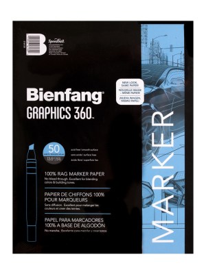 Bienfang Translucent Marker Paper – 9″ x 12″ Bienfang Translucent Marker Paper – 9″ x 12″