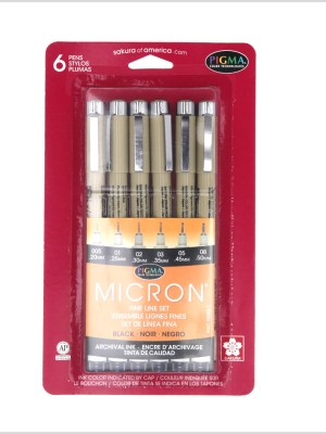 Pigma Micron Drawing Pen Set Pigma Micron Drawing Pen Set