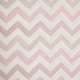 Beige/Pink Bold Chevron Jacquard Beige/Pink Bold Chevron Jacquard