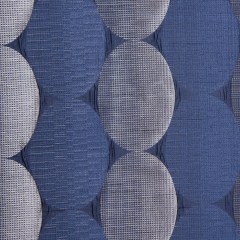 Blue/Silver Rows of Ovals Textured Jacquard Blue/Silver Rows of Ovals Textured Jacquard