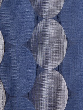 Blue/Silver Rows of Ovals Textured Jacquard Blue/Silver Rows of Ovals Textured Jacquard