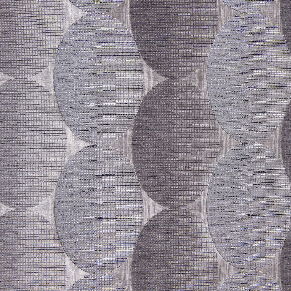 Silver Rows of Ovals Textured Jacquard Silver Rows of Ovals Textured Jacquard