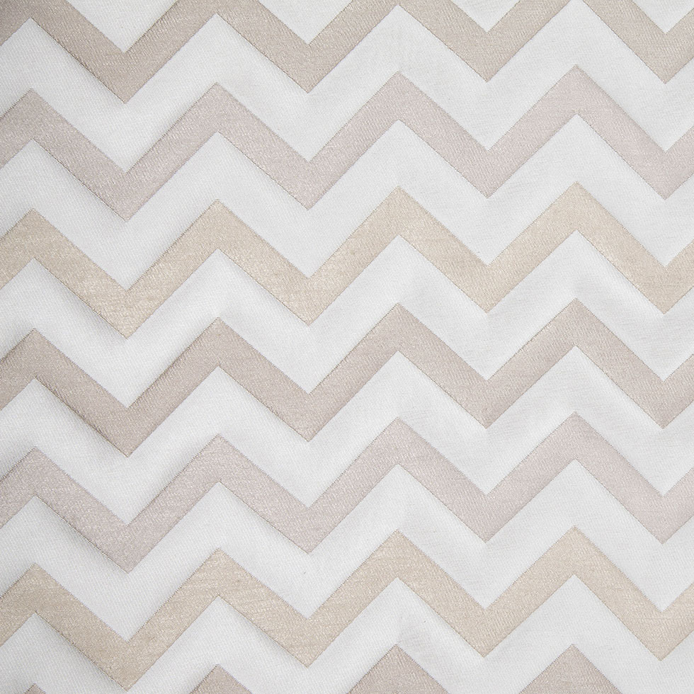 Ivory/Champagne Bold Chevron Jacquard Ivory/Champagne Bold Chevron Jacquard