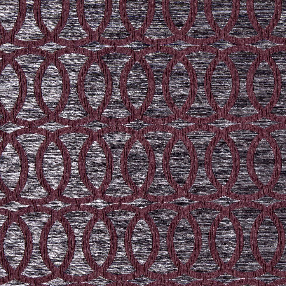 Burgundy Entwined Circles Brocade Burgundy Entwined Circles Brocade