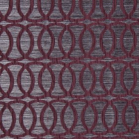 Burgundy Entwined Circles Brocade Burgundy Entwined Circles Brocade