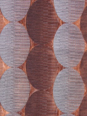 Henna/Gray Rows of Ovals Textured Jacquard Henna/Gray Rows of Ovals Textured Jacquard