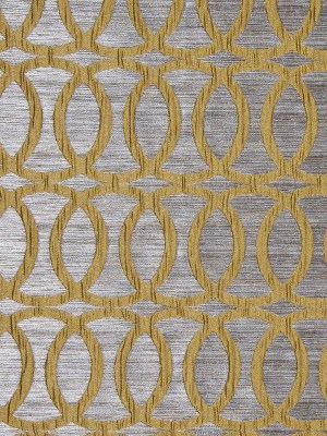 Chartreuse Entwined Circles Brocade Chartreuse Entwined Circles Brocade