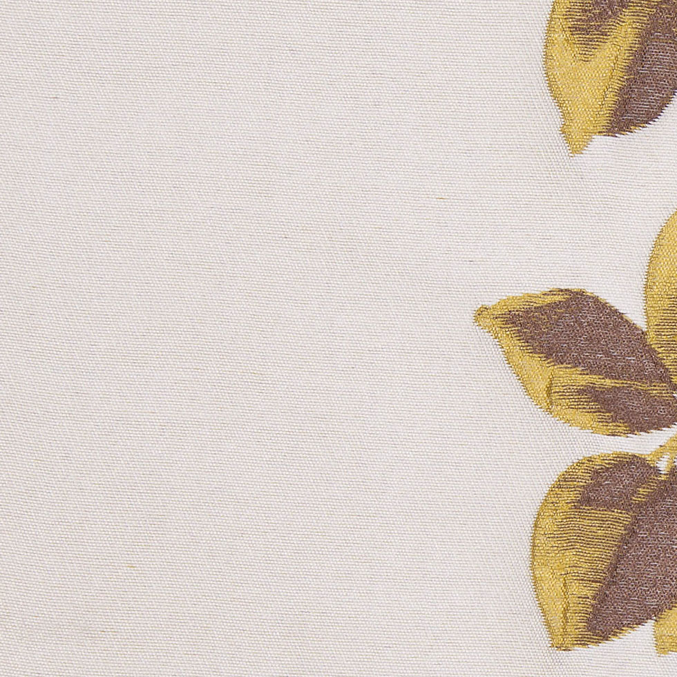 Ivory and Green Columns of Leaves Brocade Ivory and Green Columns of Leaves Brocade