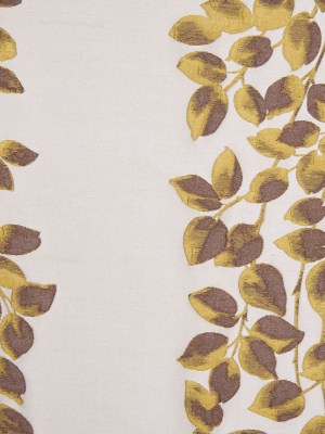 Ivory and Green Columns of Leaves Brocade Ivory and Green Columns of Leaves Brocade