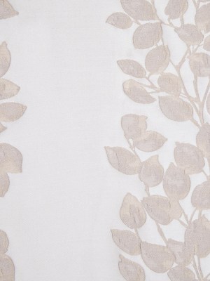 Ivory Columns of Leaves Brocade Ivory Columns of Leaves Brocade