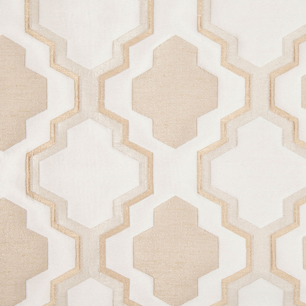 Champagne Geometric Lines and Shapes Satiny Brocade Champagne Geometric Lines and Shapes Satiny Brocade