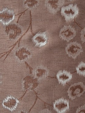 Taupe and Silver Soft Floral Satiny Brocade Taupe and Silver Soft Floral Satiny Brocade
