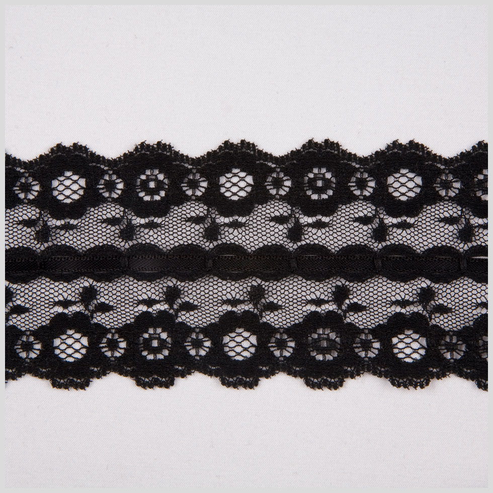 2.25″ Black Raschel Lace 2.25″ Black Raschel Lace