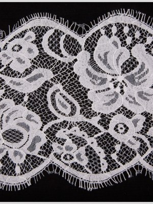 6.5″ White Floral Lace 6.5″ White Floral Lace