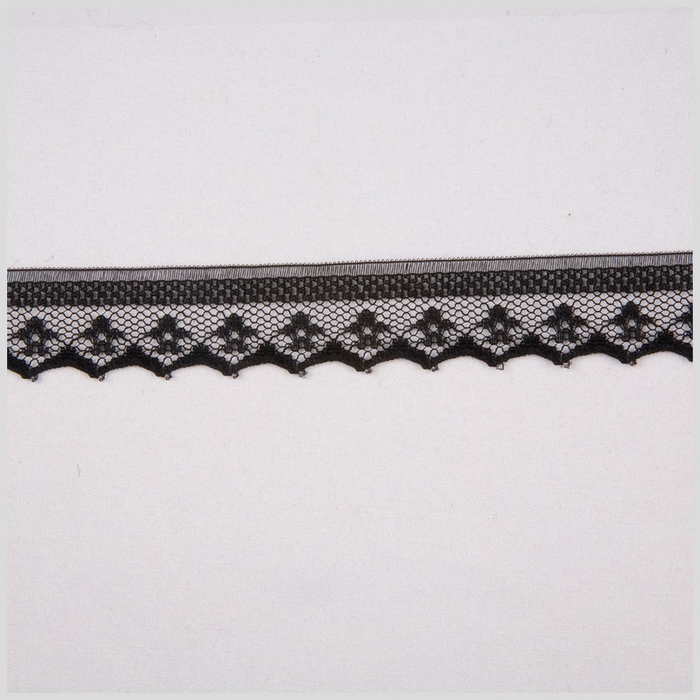 3/4″ Black Fine Lace 3/4″ Black Fine Lace