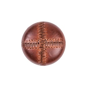 Italian Dark Brown Top-Stitched Plastic Shank Back Button – 36L/23mm Italian Dark Brown Top-Stitched Plastic Shank Back Button – 36L/23mm