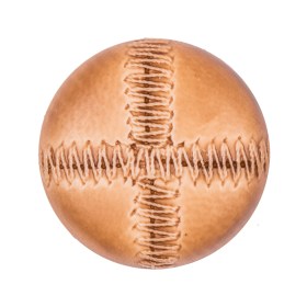 Italian Light Brown Top-Stitched Plastic Shank Back Button – 44L/28mm Italian Light Brown Top-Stitched Plastic Shank Back Button – 44L/28mm
