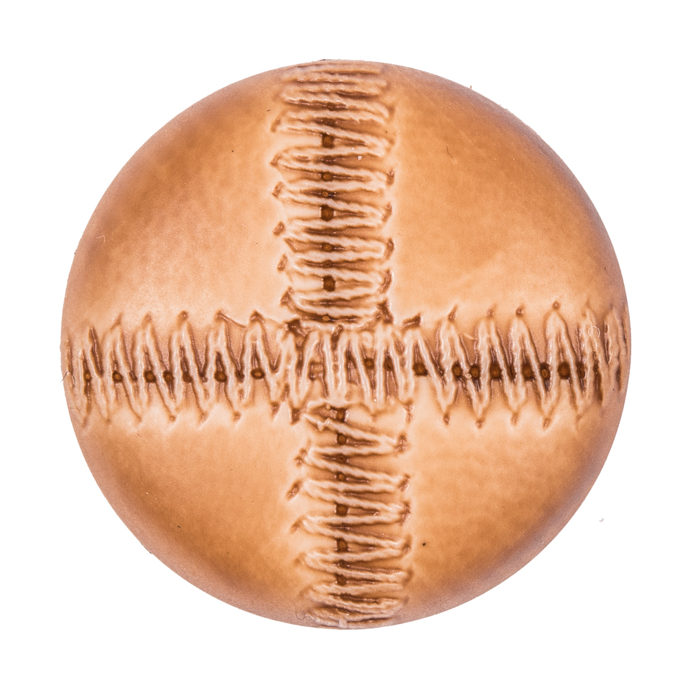 Italian Light Brown Top-Stitched Plastic Shank Back Button – 54L/34mm Italian Light Brown Top-Stitched Plastic Shank Back Button – 54L/34mm