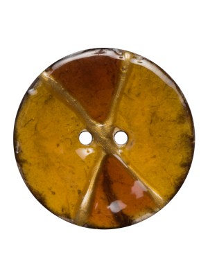 Italian Brown and Gold Coconut Button – 40L/25.5mm Italian Brown and Gold Coconut Button – 40L/25.5mm