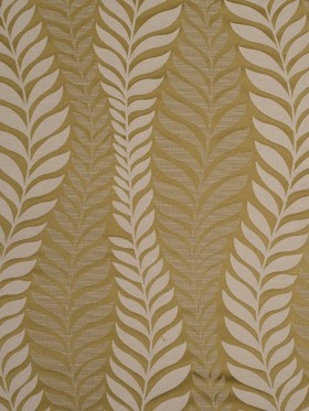 Golden Green Tone-on-Tone Leaves Satin Jacquard Golden Green Tone-on-Tone Leaves Satin Jacquard