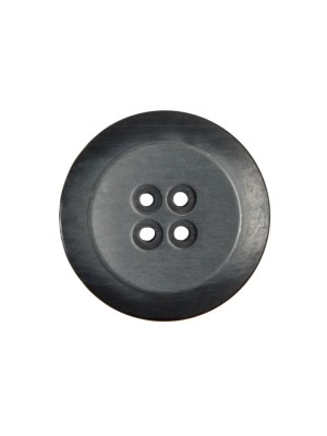 Italian Black Plastic Button – 28L/18mm Italian Black Plastic Button – 28L/18mm