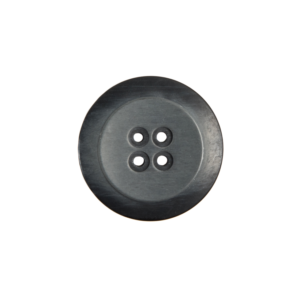 Italian Black Plastic Button – 28L/18mm Italian Black Plastic Button – 28L/18mm