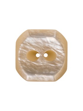 Square Plastic 2-Hole Button with Cut Corners Made in Italy – 28L/18mm – Ivory Square Plastic 2-Hole Button with Cut Corners Made in Italy – 28L/18mm – Ivory