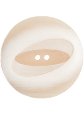Italian Ivory 2-Hole Plastic Button – 44L/28mm Italian Ivory 2-Hole Plastic Button – 44L/28mm